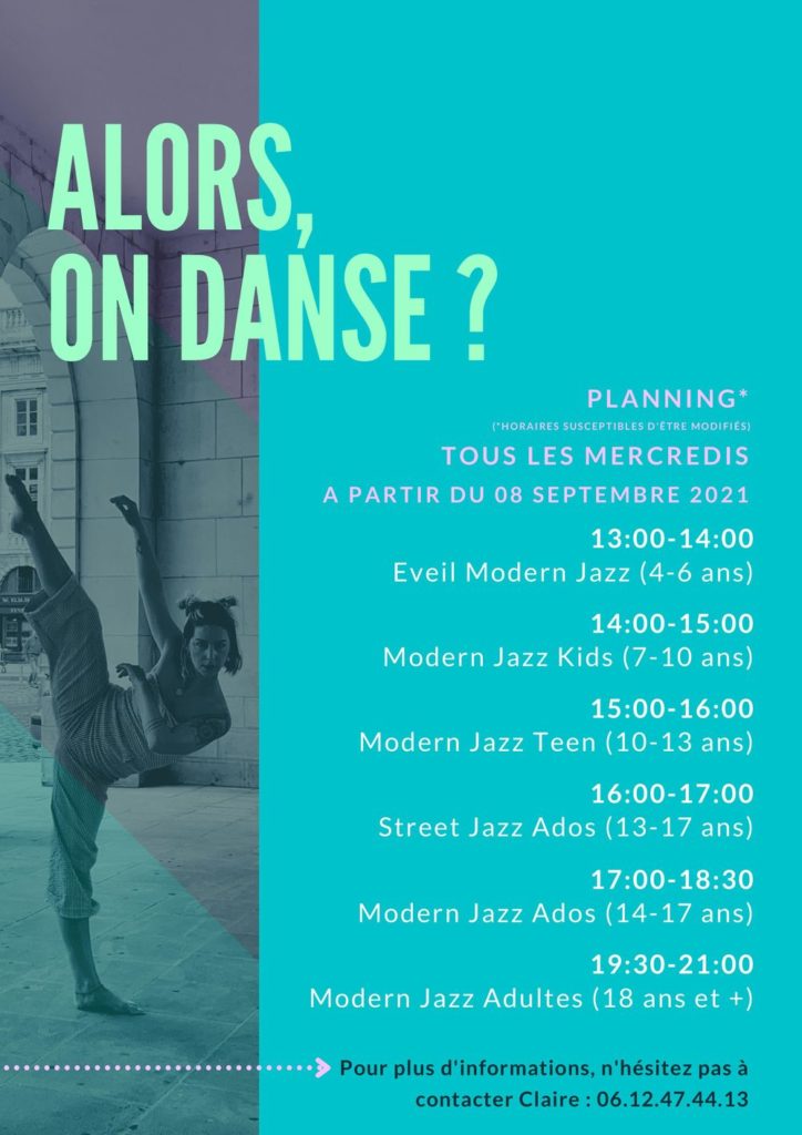 2021 planning danse BCS